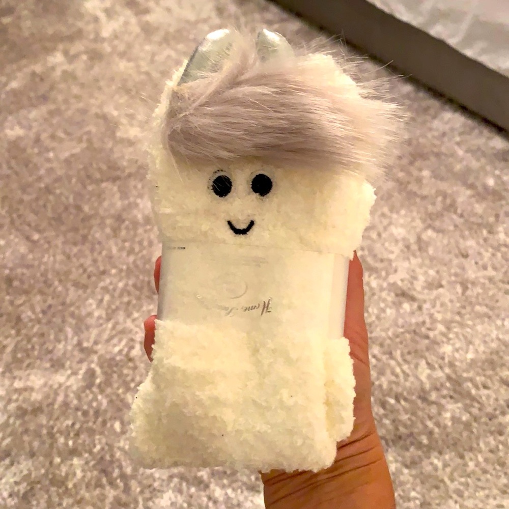 Funny fuzzy socks